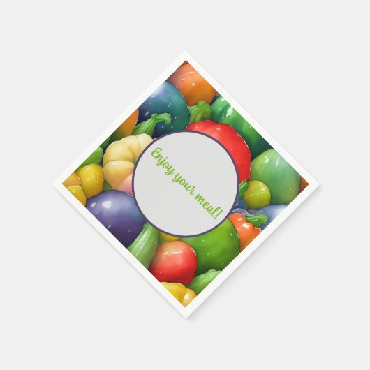 Gemüse Serviette (Ecke)