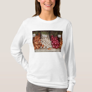 Gemüse - Süßkartoffeln, Knoblauch und Zwiebeln T-Shirt