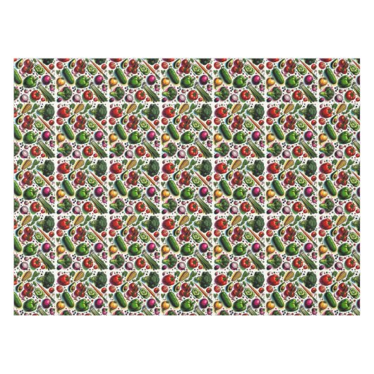 Gemüse Tischdecke (Vorderseite (Horizontal))