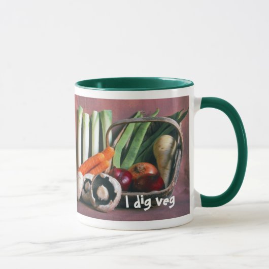 Gemüse--trug in der Tasse (Rechts)