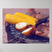 Gemüse und Fleisch Poster (Vorne)