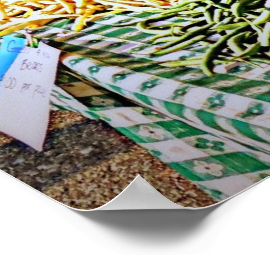 Gemüse und Gemüse Poster (Ecke)