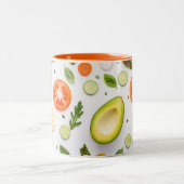 Gemüse und Grüntöne Tasse (Mittel)