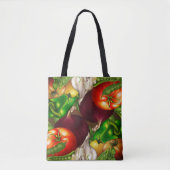 Gemüse und Kräuter Bio Lebensmittelbauernmarkt Tasche (Vorderseite)