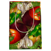 Gemüse und Kräuter Bio Naturvegetation Lebensmitte Mittlere Geschenktüte (Vorderseite)