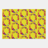 Gemüse und Obst Geschenkpapier Set (Vorderseite 2)