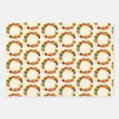 Gemüse und Obst Geschenkpapier Set (Vorderseite)