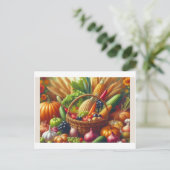 Gemüse und Obst, Postkarte (Stehend Vorderseite)