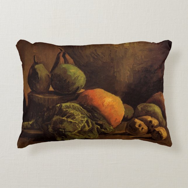 Gemüse und Obst von Vincent van Gogh Dekokissen (Vorderseite)
