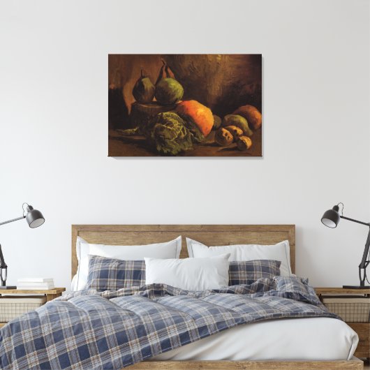 Gemüse und Obst von Vincent van Gogh Leinwanddruck (Insitu (Schlafzimmer))