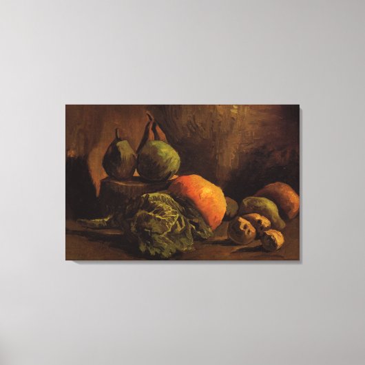 Gemüse und Obst von Vincent van Gogh Leinwanddruck (Vorderseite)