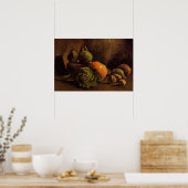 Gemüse und Obst von Vincent van Gogh Poster (Küche)