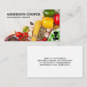 Gemüse und Teigwaren Visitenkarte (Vorne/Hinten)