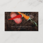 Gemüse Visitenkarte (Rückseite)