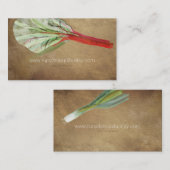 Gemüse Visitenkarte (Vorne/Hinten)