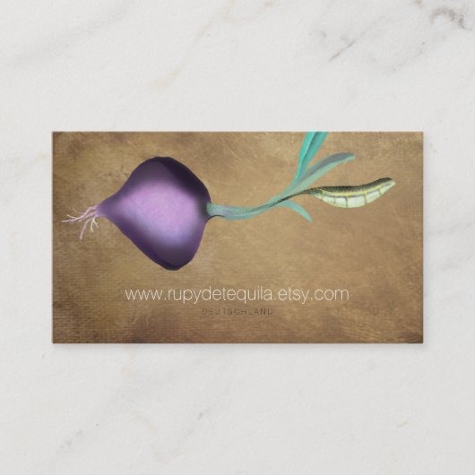 Gemüse Visitenkarte (Vorderseite)