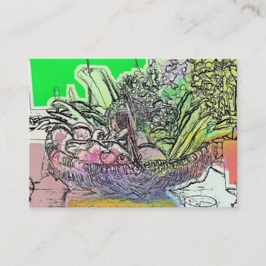 GEMÜSE VISITENKARTE (Vorderseite)