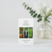 Gemüse-Visitenkarte Visitenkarte (Stehend Vorderseite)