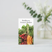Gemüse-Visitenkarte Visitenkarte (Stehend Vorderseite)