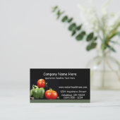 Gemüse-Visitenkarten Visitenkarte (Stehend Vorderseite)