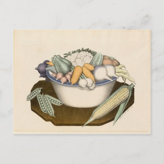 Gemüse von Grant Wood Postkarte (Vorderseite)