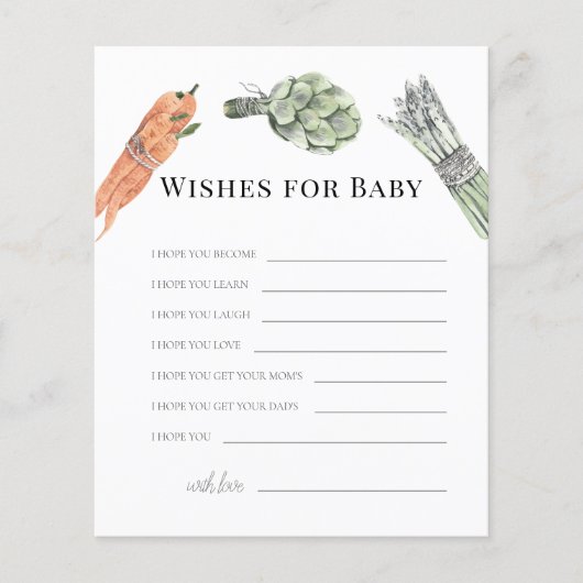 Gemüse will Babyberatung (Vorderseite)