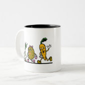 Gemüse Zweifarbige Tasse (Vorderseite Links)