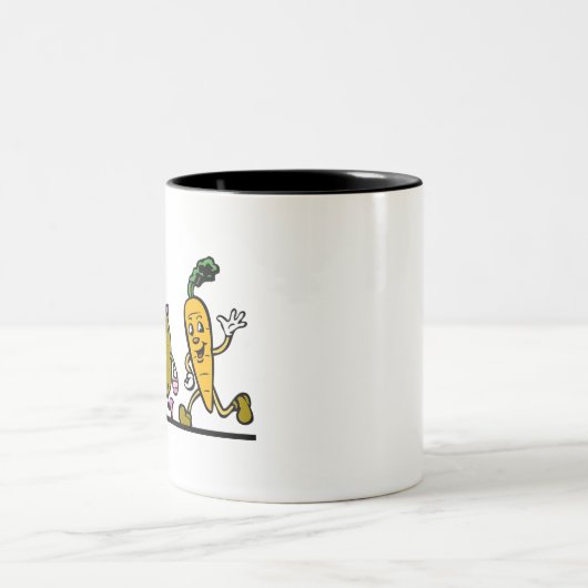 Gemüse Zweifarbige Tasse (Mittel)
