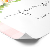 Gemüseanbau Rosa Babydusche Favoriten Poster (Ecke)