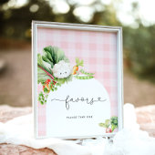 Gemüseanbau Rosa Babydusche Favoriten Poster