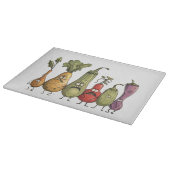 Gemüseangst Schneidebrett (Ecke)