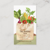 Gemüsebauernhof Visitenkarte (Vorderseite)