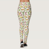 Gemüsebeet lokal angebaute Gemüsemarkthalle Leggings (Rückseite)