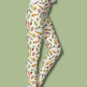 Gemüsebeet lokal angebaute Gemüsemarkthalle Leggings