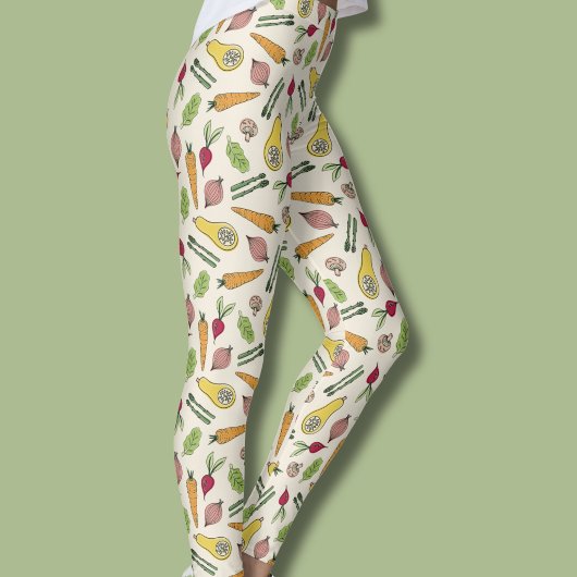 Gemüsebeet lokal angebaute Gemüsemarkthalle Leggings