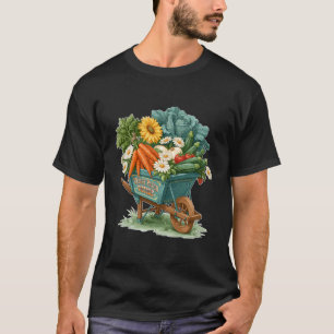 Gemüsebeet-Siegesgarten-Schubkarre T-Shirt