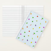 Gemüseblau Notizblock (Innen)