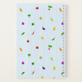Gemüseblau Notizblock (Rückseite)