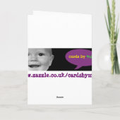 Gemüseder vatertags-Karte mann- Karte (Rückseite)