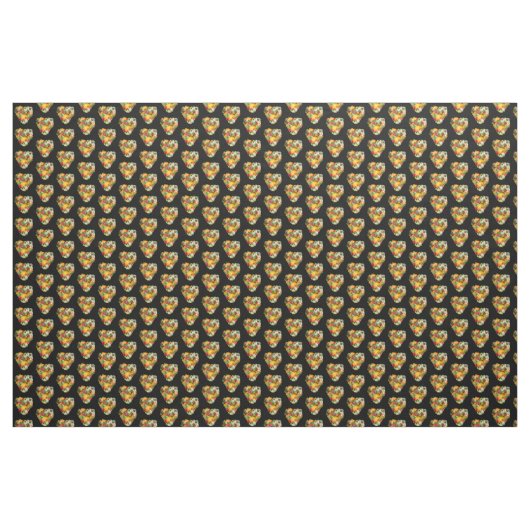 Gemüseernte Herz Stoff (Fat Quarter (45,7 x 55,9 cm))