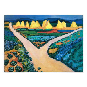 Gemüsefelder Auguste Macke Fotodruck