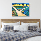 Gemüsefelder | Auguste Macke | Leinwanddruck (Insitu (Schlafzimmer))