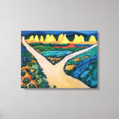 Gemüsefelder | Auguste Macke | Leinwanddruck (Vorderseite)