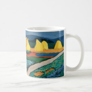 Gemüsefelder von August Macke, Vintage Fine Art Kaffeetasse