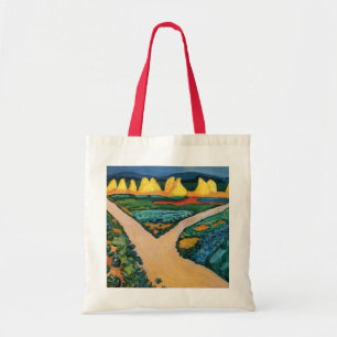 Gemüsefelder von August Macke, Vintage Fine Art Tragetasche