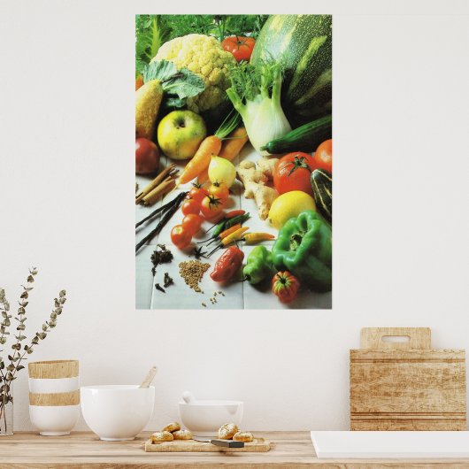 Gemüsefest Poster (Küche)