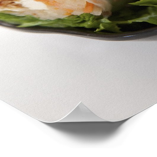 Gemüsefrühlingsrollen Poster (Ecke)