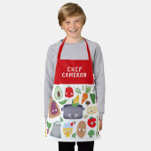 Gemüsegarantie Fruchtgegenden Koch Kinder Schürze (Getragen)