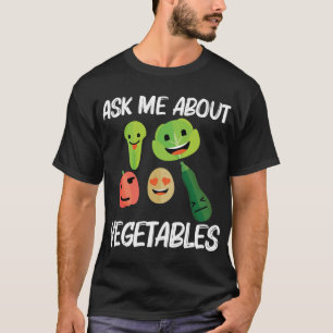 Gemüsegarnele für Männer Obst Gemüse T-Shirt