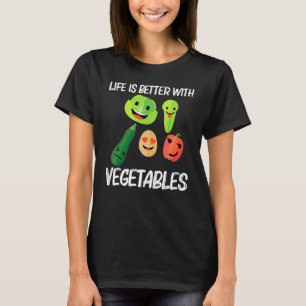 Gemüsegarnele für Männer Obst Gemüse T-Shirt